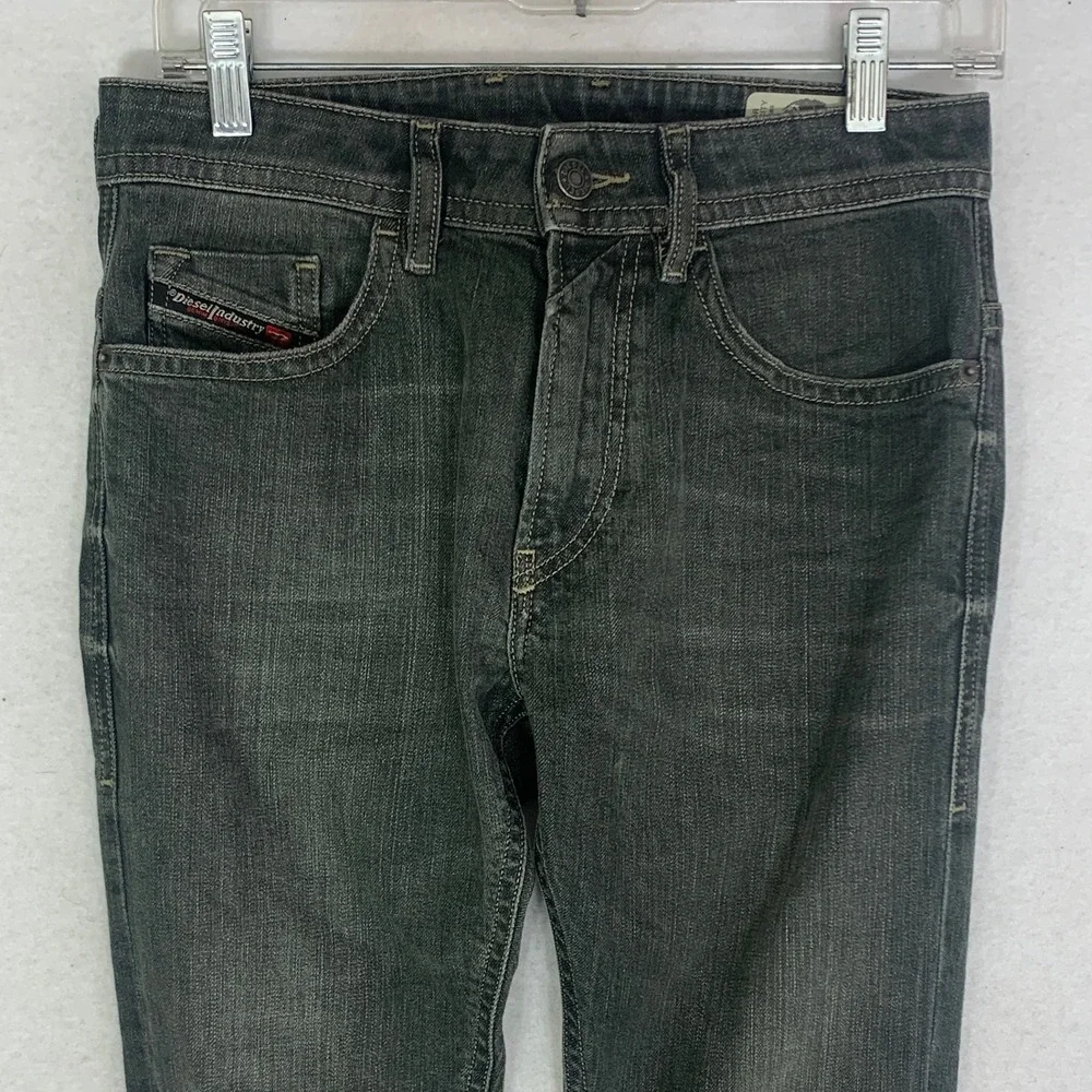 Diesel Thommer-SP Jeans Mens 27x30 Dark Gray Excellent Slim Skinny Stretch 0890E